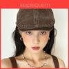 Vintage Denim Flat Cap With Breathable Cotton For Women Summer Casual Fashion