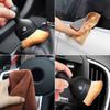 Suede Leather Car Wash Towel Clean Rag For Leapmotor T03 S01 C11 C01 C10 Leap Motor Car Interior Cleaning Brush Tools Accessorie