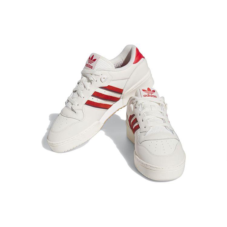 Adidas Rivalry Low Cloud White Shadow Red Unisex Sneakers Cream IE7196