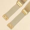 Gold Women Waist Belt Silver Elastic Cummerbunds Unique Waist Corset Belts  Dress Accessories