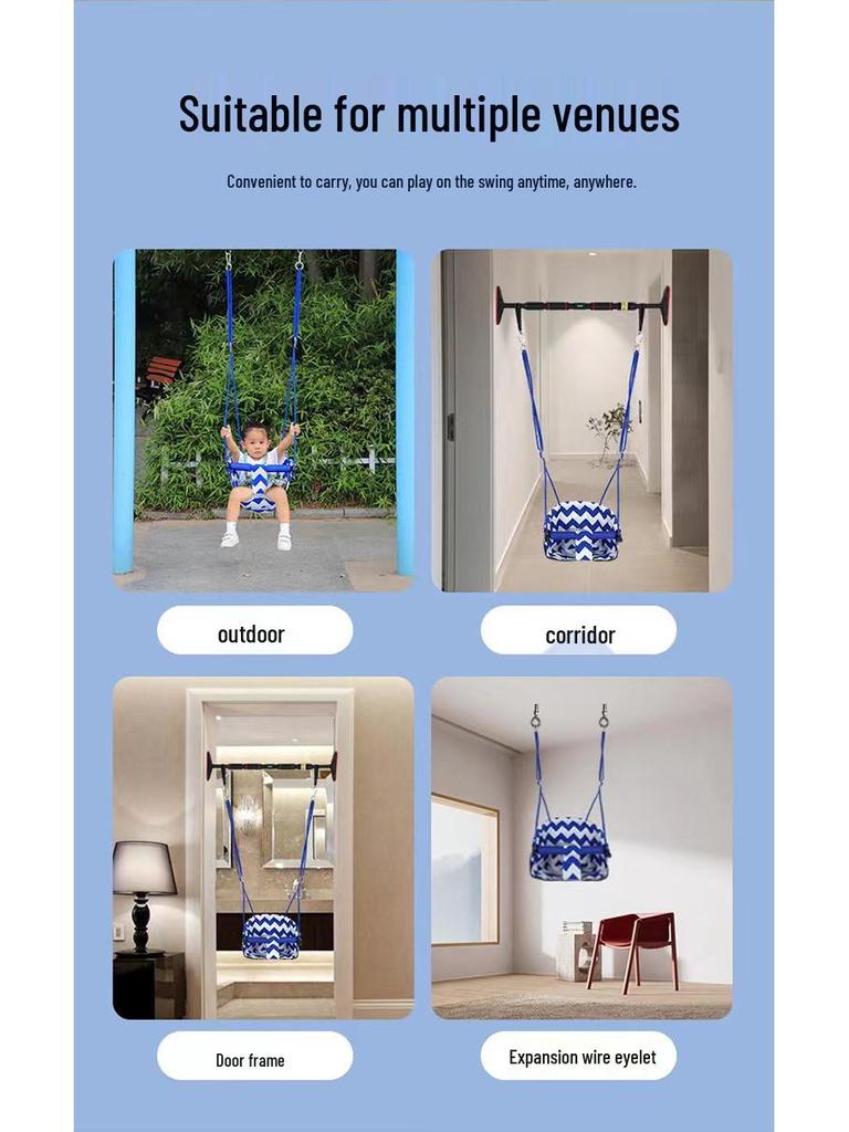 Children's Indoor/Outdoor Hanging Swing Chair for Babies & Toddlers
