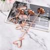 Heart Shape Memo Photo Stand Stainless Steel Card Holder Minimalist Metal Message Board For Home Office Decor With Non-Slip Base