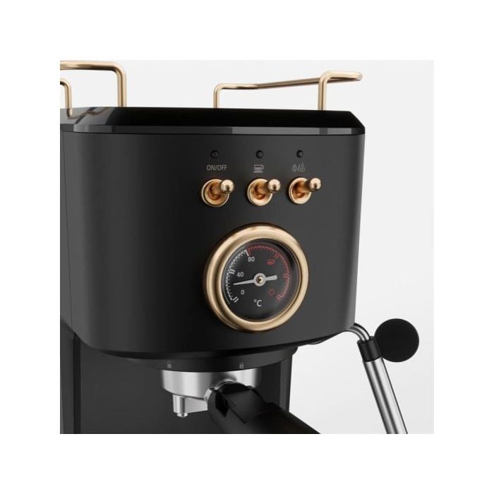 Machine à expresso - princess - 1100w - 20 bars - réservoir 1,2l - compatible café moulu et capsules