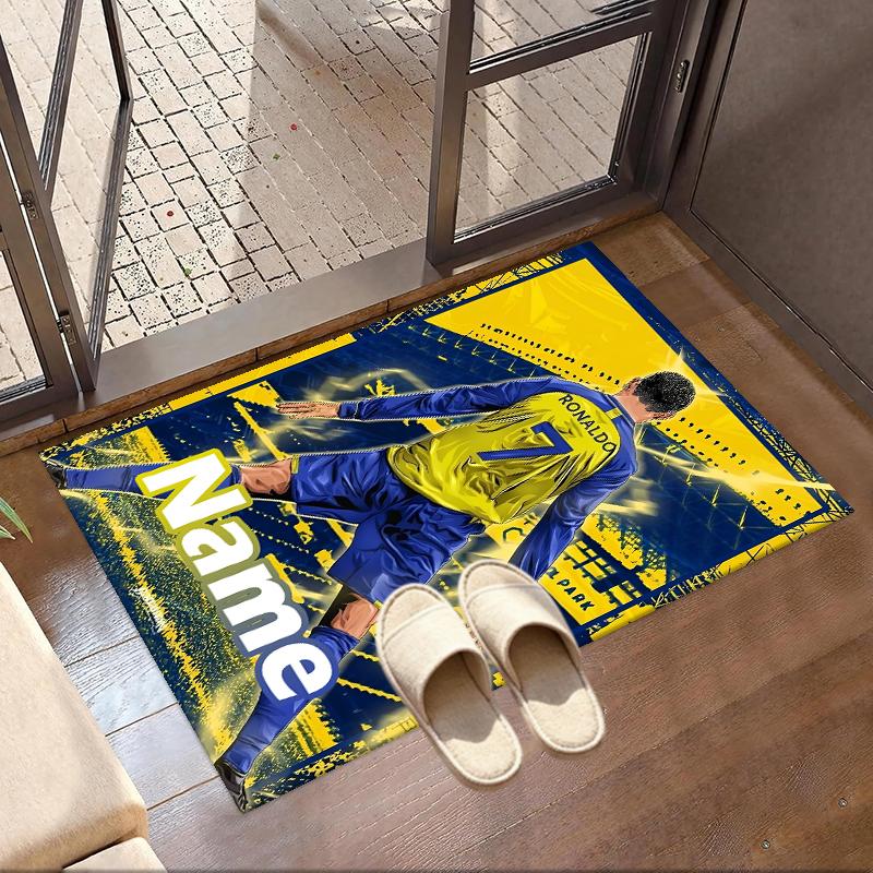 Custom Name Personalized Gamer craft Print Carpet, Versatile Home Decor Rug, for Playroom, Apartment, Balcony, Entryway, Hallway Gift