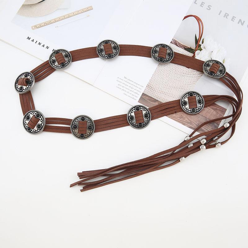 Retro Ethnic Style Mosaic Waist Chain 2023 New Summer Bohemian Belt With Denim Belt Trendy