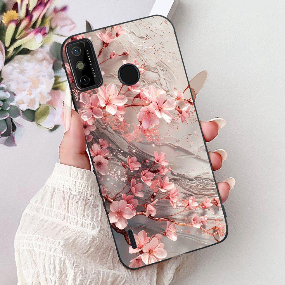 For Tecno Spark 6 Go KE5j KE5k Case For Tecno Spark Go 2020 KE5S Cover Silicone Cute Fashion Flowers Funny Painted Back Cover