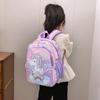 2024 Kindergarten Student School Bag Cartoon Cute Unicorn Girl Backpack Fashion Foreign Trade Large Capacity Student Backpack