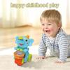 Sensory Activity Drumming Elephant Toy Blow Ball Kid Musical Toy Musical Walking Elephant  Kids Toy