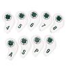 9Pcs Set PU Iron Club Head Covers Set Golf Iron Headcover Golf Rod Head Protective Cover