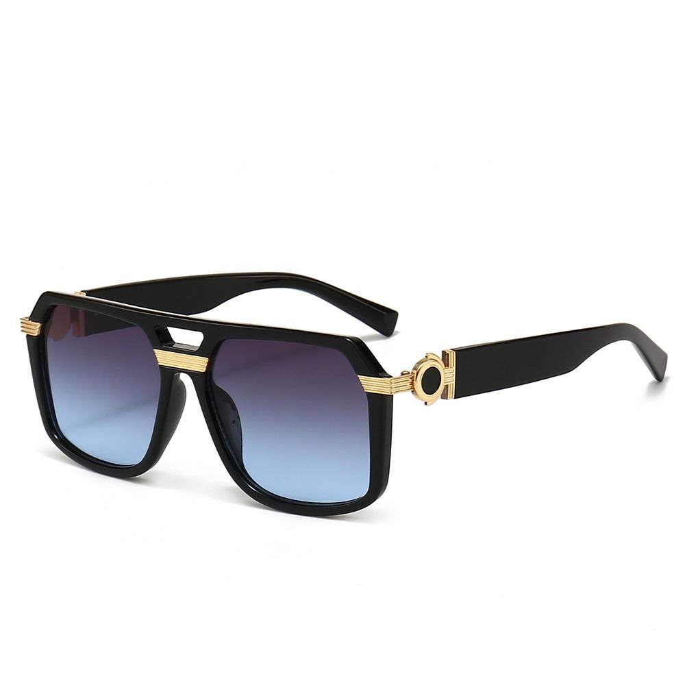 New Oversized Square Sunglasses Women Men Designer Large Frame UV400 Protection Shades Gafas Oculos