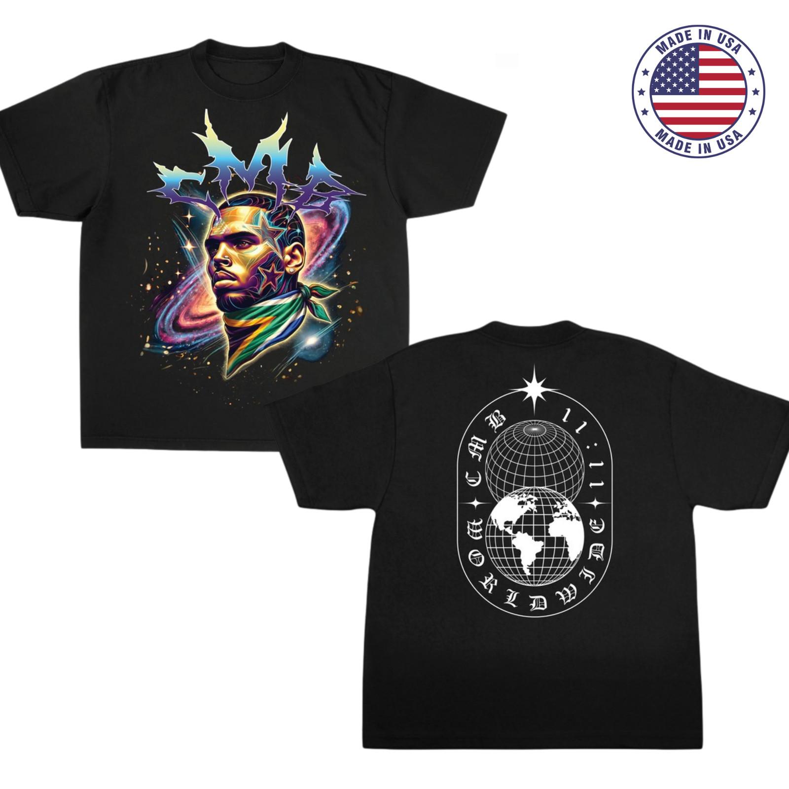 Chris Browns CMB In South Africa T-shirt Heavy Cotton All Sizes L