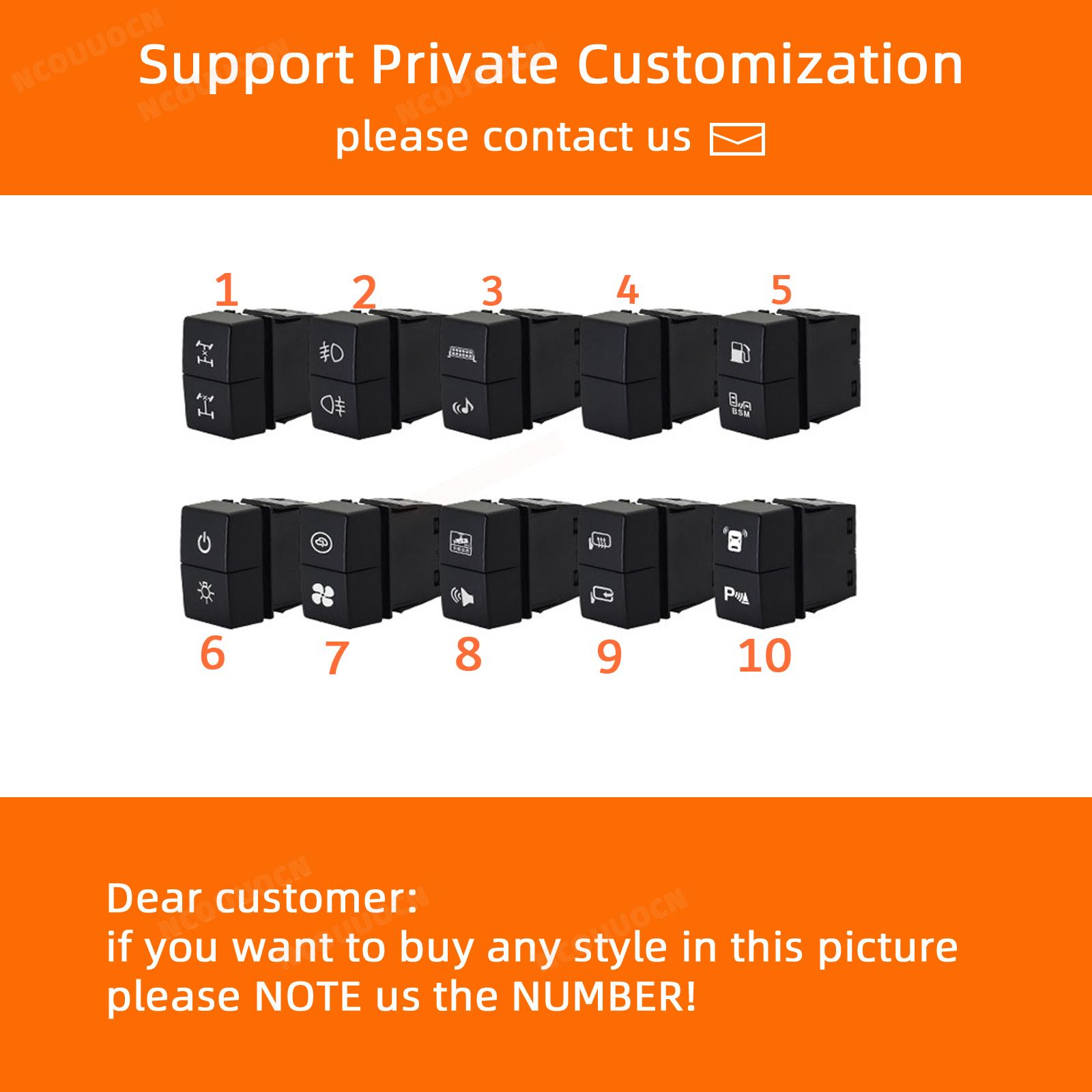 

1pc Dual key switch dual switch fog lights recorder radar music DRL Differential Switch Button for Honda Fit 3 CRIDER 1pc other icon