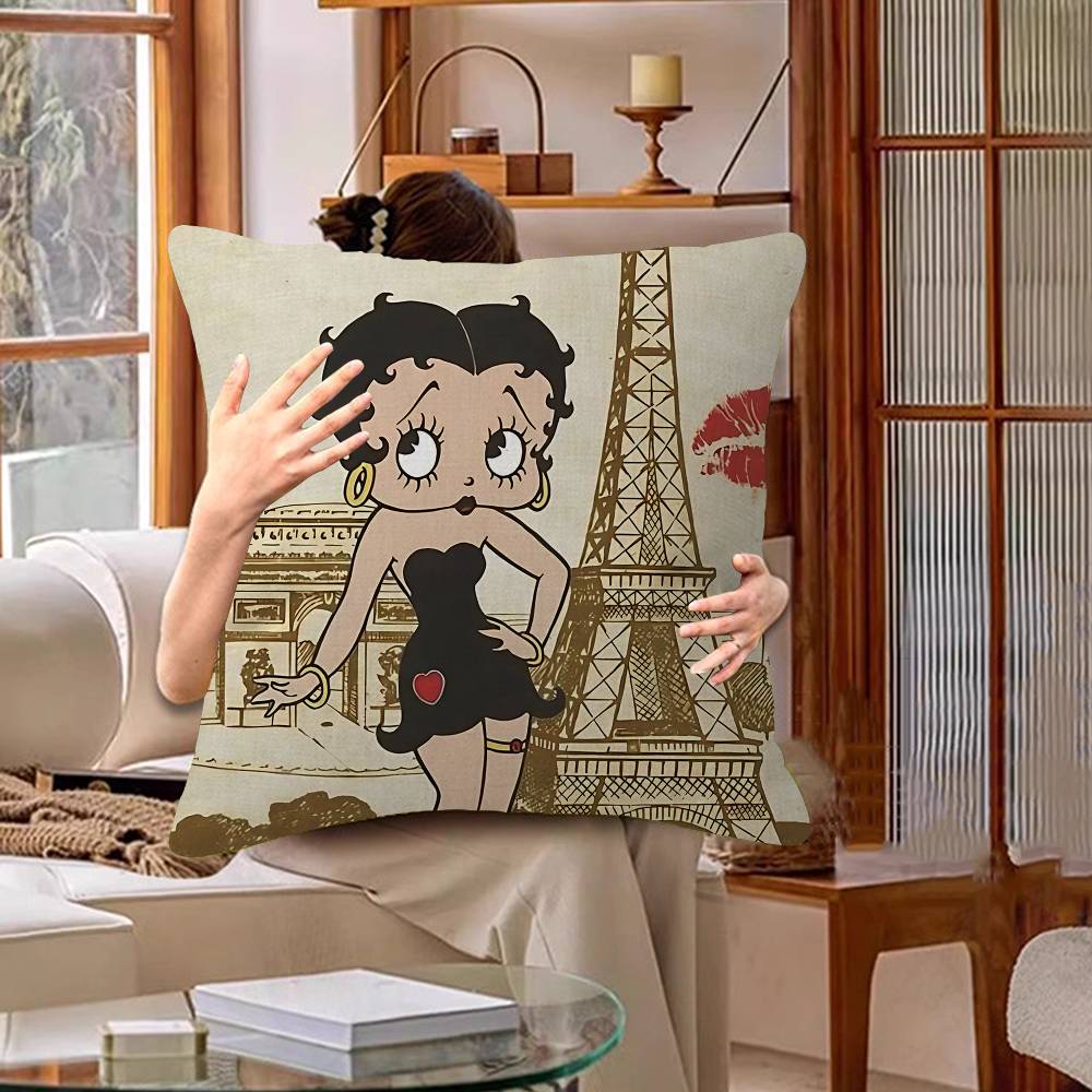 B-Betty-Cute-Boops Lucky Dragon pillow cover sofa cushion cover home room decoration children gift