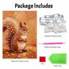 Pearl painting kit cute squirrel DIY home decoration painting animal artwork wall art decor.