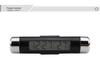 LED Backlit Car Air Vent Clip Clock & Thermometer with Time and Temperature Display