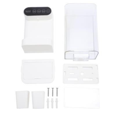 Mouthwash Dispenser 700ml Capacity 3 Gears Intelligent Induction Mouth Wash Dispenser with 2 Magnetic Cups for Bathroom