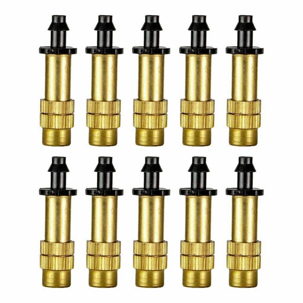 30 Pcs Adjustable Misting Nozzle For Gardening Watering Brass Spray Sprinkler