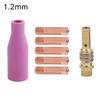 7PCS Welding Tips, For 15AK For MIG Welding Torch Accessories Kit 0.6-1.2mm Tips Welding Equipment Accessories