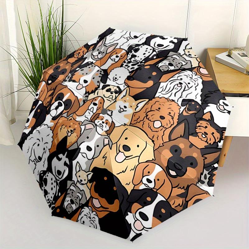 1pc Dogs Pets Automatic Open/close, All-Season Portable Folding Umbrella, Travel, Everyday, Formal Events127