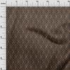 oneOone Cotton Flex Brown Fabric Asian Batik Geometric Quilting Supplies Print Sewing Fabric By The Yard 40 Inch