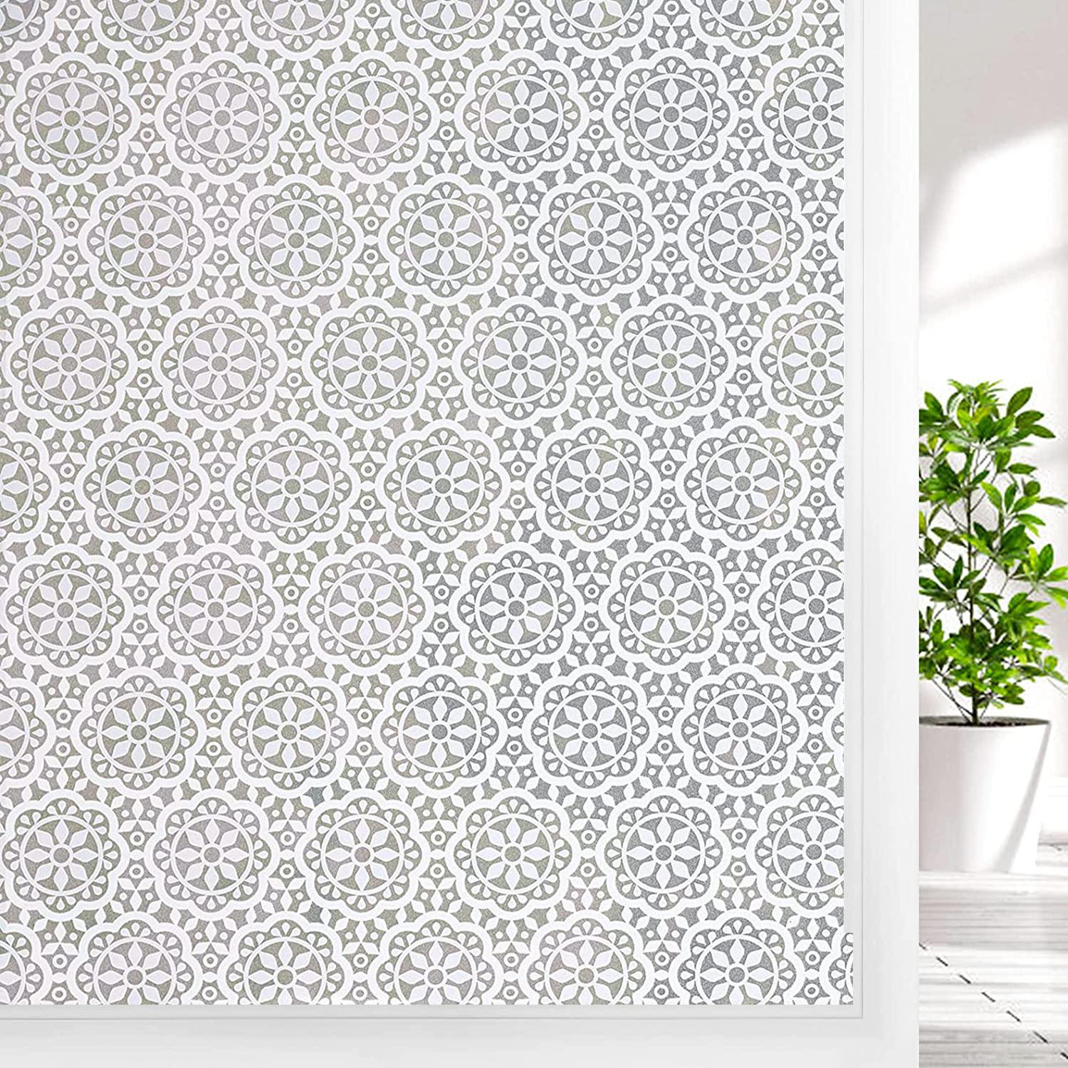 

Матовая пленка для защиты окон, теплоизоляция, статическая липкая неклеящаяся пленка для домашнего витража, виниловые наклейки на окна 30x100 cm