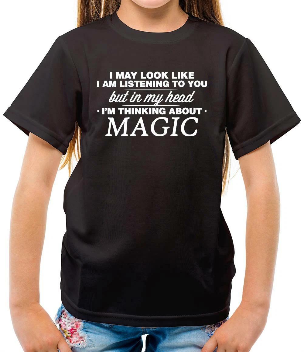 In My Head I m Magic - Kids T-Shirt - Magician - Illusionist - Fan - Hobby -Gift 100