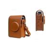 For Fujifilm Instax Mini EVO Camera Bag Retro PU Leather Case Shoulder Belt Protection Bag Hard Leather Protective Shell