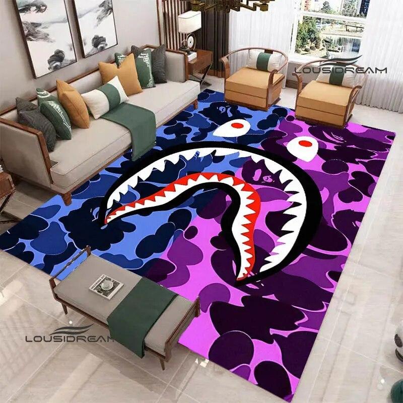 

Fashion Tide Printed Carpet Yoga Mat Non -slip Carpet Washroom Floor Mat Rugs Living Room Area Rug Birthday Gift