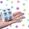 1000cs Self-Adhesive Art Eye Stickers, Paper Material, Reusable, for Crafts, DIY Projects, School Art Supplies, Autumn Harvest