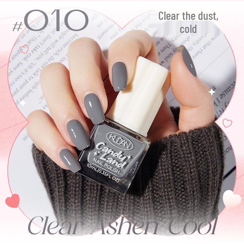Candy Land Quick-Dry Water-Based Peelable Nail Polish - Long-Lasting Glitter Nude Care