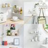 Clear Acrylic Wall Mounted Shelf with Floating Effect Minimalists Invisible Rack 55KF