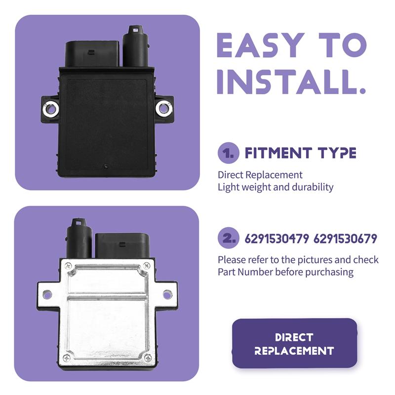 ABLZ-For MERCEDES Benz W211 X164 W164 W221 2006-2013 Compatible A6291530679 Car Glow Plug System Relay