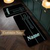 Cross of Forgiveness (1) Customize Name Flannel Kitchen Mat Soft Non-Slip Kitchen Floor Runner Rug for Home Kitchen Decor