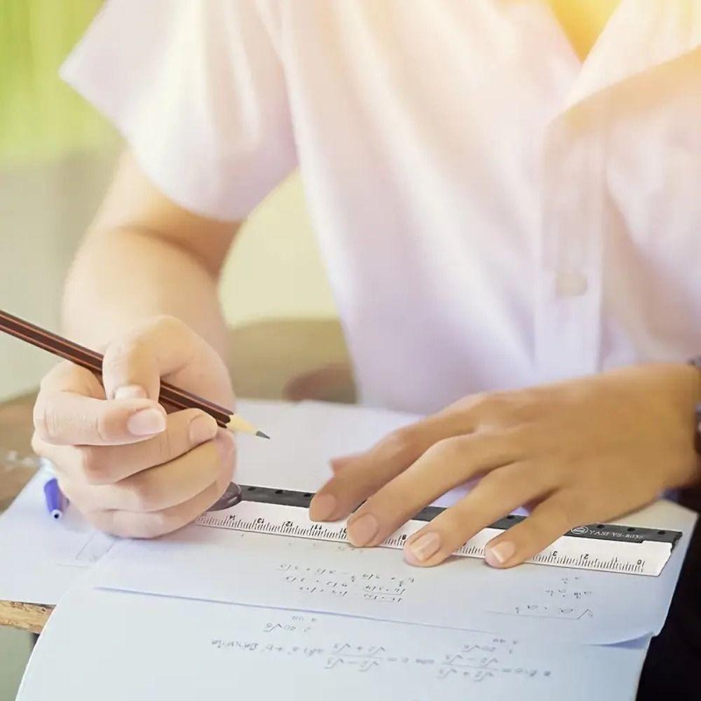 Drawing Straight Ruler Plastic Scale Ruler Graphic Folding Ruler  Student