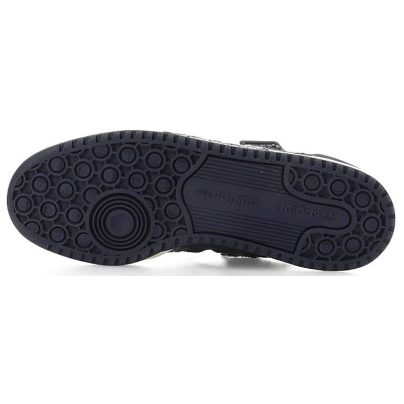 Adidas Originals Forum Exhibit Low 'Black Gray' Sneakers HQ8418