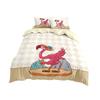 Cartoon Flamingo Bedding Set Cute Flamingo Children'S Duvet Cover Set Adult Child Bedroom Decoration Single Double Large Size