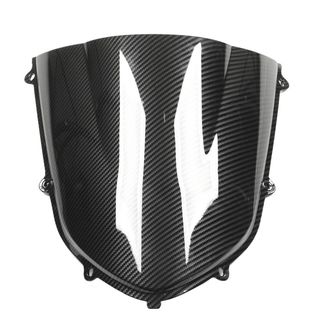 Motorcykel Vindruta Kolfiberstil Framruta Vindavvisare Skydd Ersättning för ZX‑10R 2004‑2005