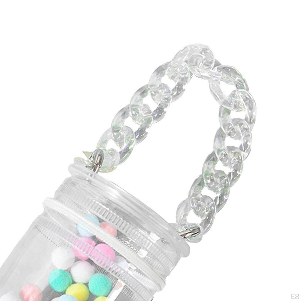 Doll Carrying Bag Outing Hanging Backpack Decor Clear PVC Keychain Charms Cute Figure