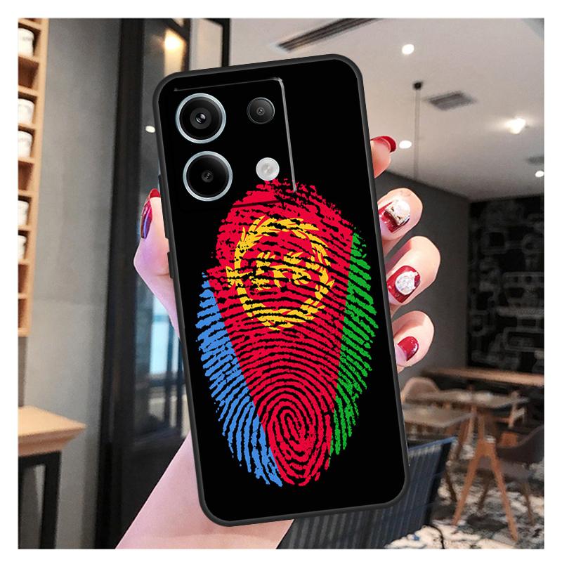 Eritrea Flag Case For Xiaomi Redmi Note 13 12 10 9 8 11 Pro 12S 11S 10S 9S Remdi 13C 9C 10C 12C Cover