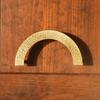 Luxury Brass Hammer Semi-circular Handle Knurled Kitchen Cabinet Door Handles Nordic Wardrobe Drawer Pulls Furniture Handles