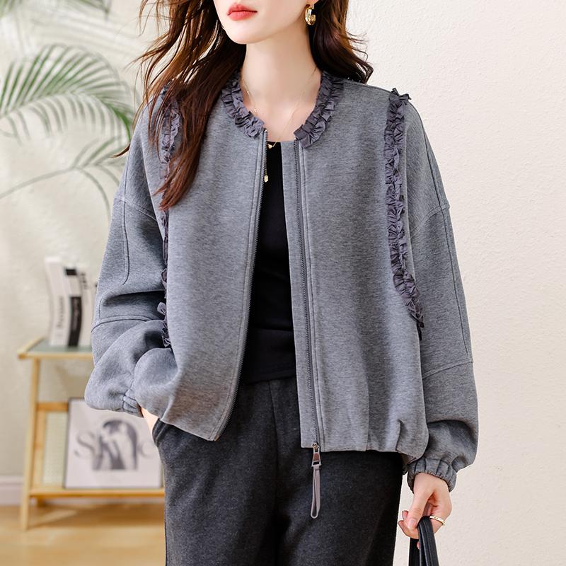 long sleeve Plus size Cotton jaket causal loose spring autumn women Jacket Coat