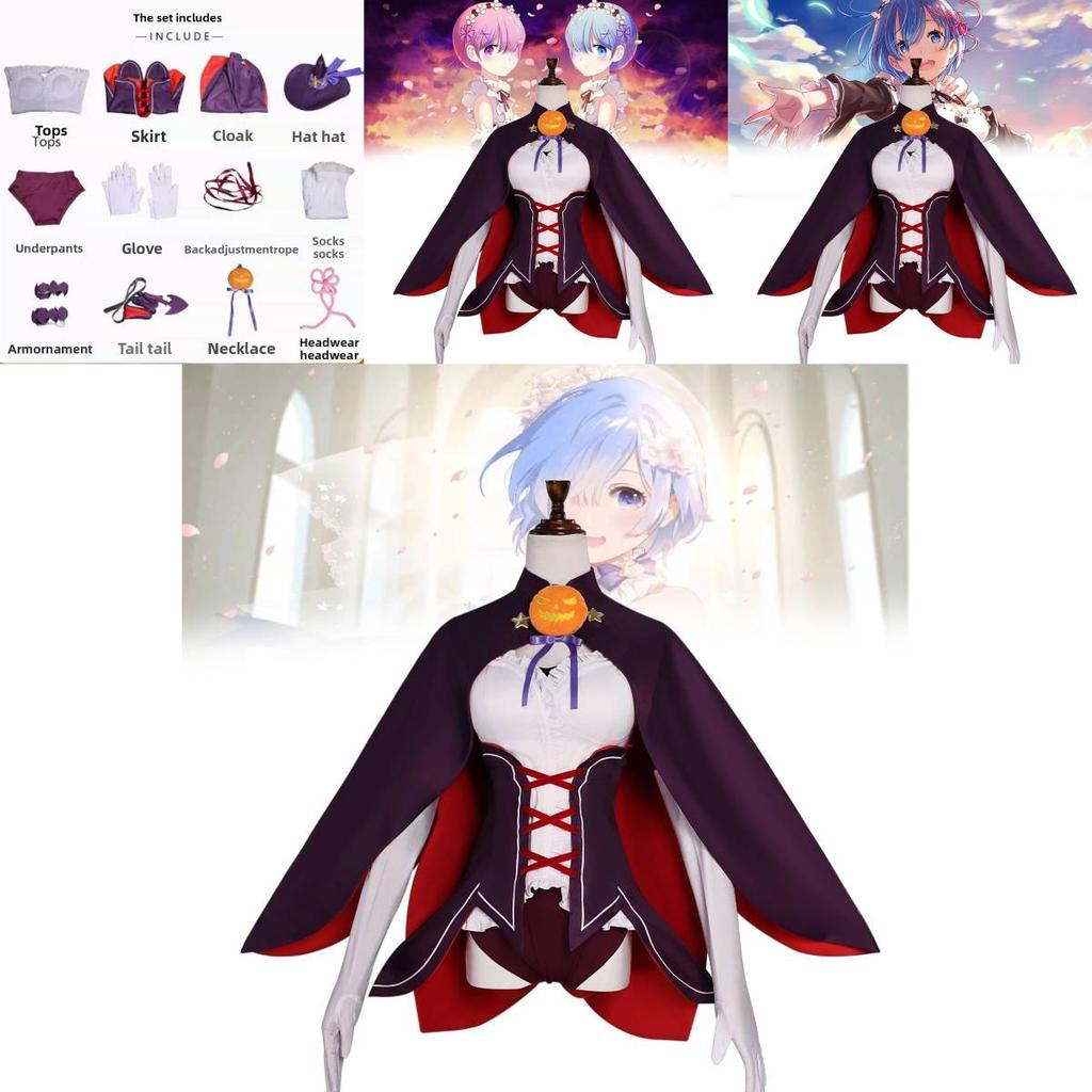Re Life In A Different World From Zero Rem Cosplay Costume Sweet Style For Role Play And Parties