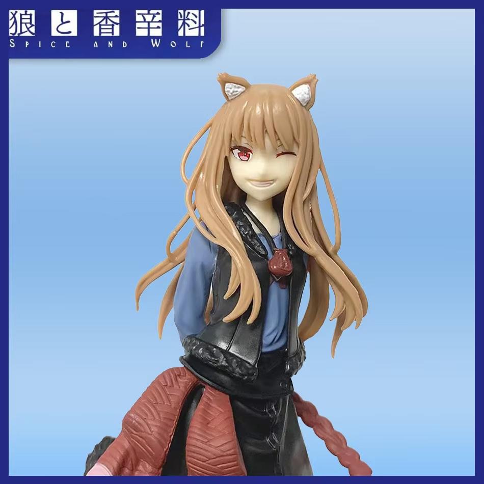 Auf Lager Spice And Wolf Serie 17cm Holo Anime Figur Modell Spielzeug PVC Modell Sammlung Ornament Anime Cartoon Modell Spielzeug Geschenk