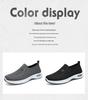 Men's Summer Slip-On Loafers - Soft Sole, Comfortable Flyknit Mesh, Breathable Casual Dad Shoes