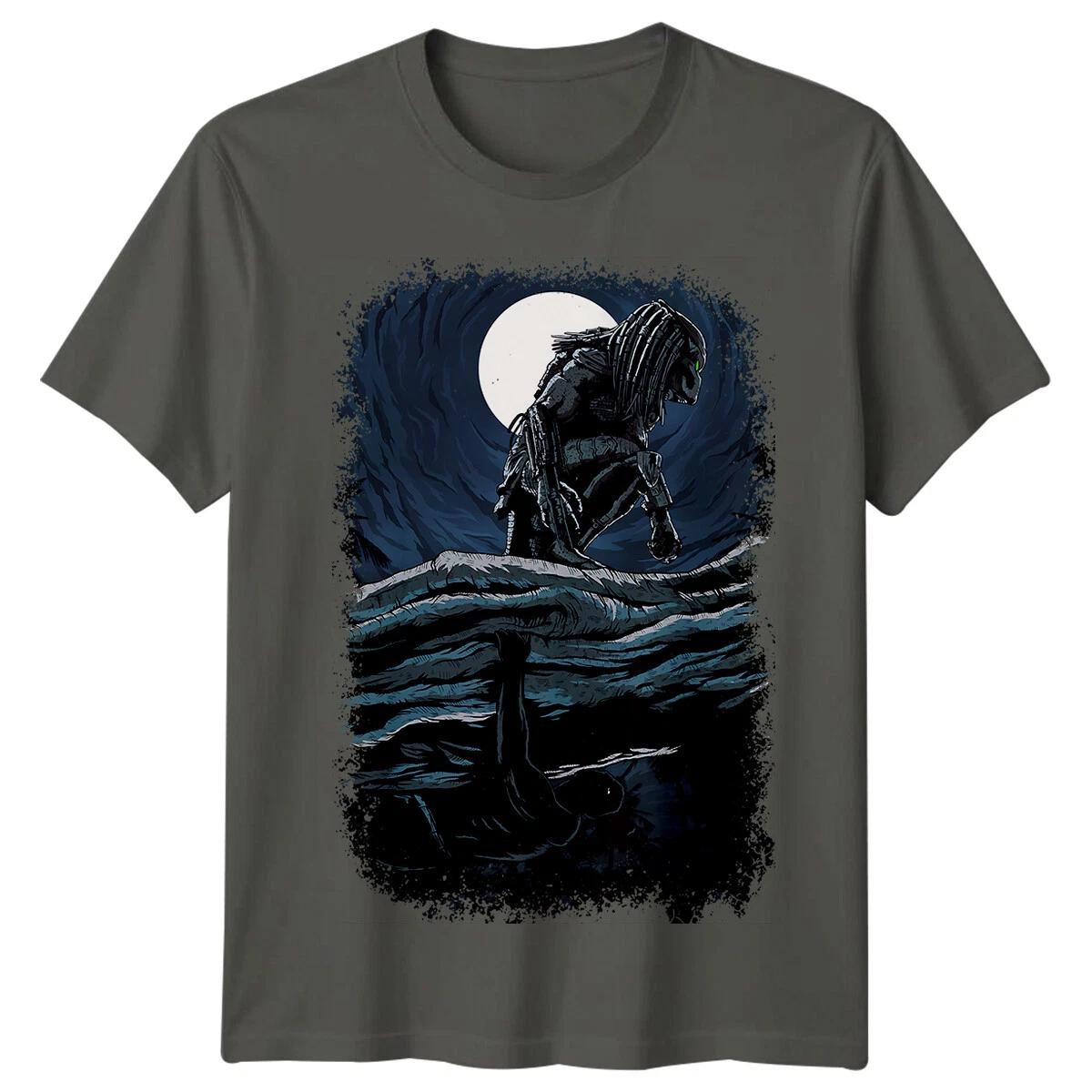 Predator 1987 Movie Poster Inspired TShirt Retro Tee Unisex Unisex Clothing Shirts XL