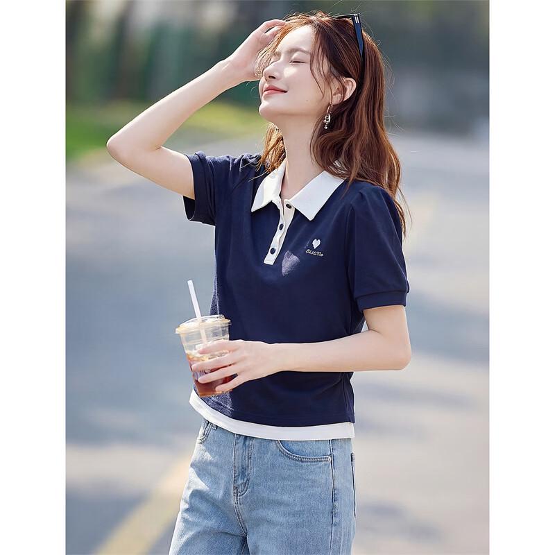 

Women s Fashion Commuter Polo T-Shirt L