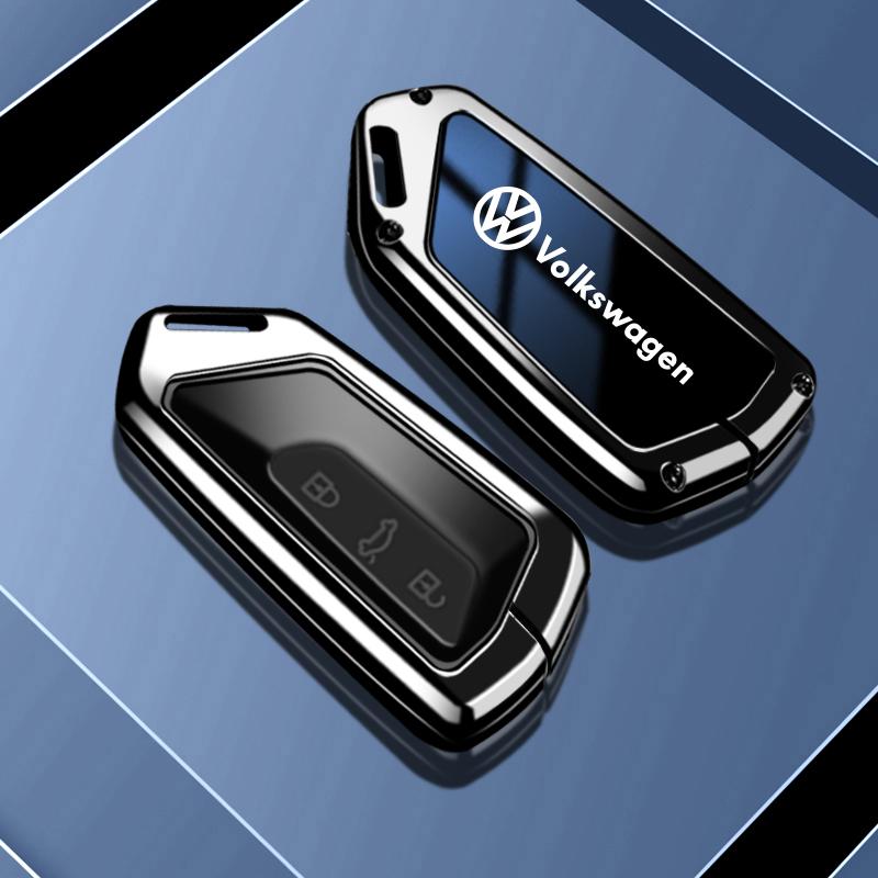 Fashion Zinc Alloy Car Remote Key Case Cover For VW Volkswagen Golf 8 2020 Skoda Octavia A8 2021 SEAT Leon MK4 Key AccessoriesNB7