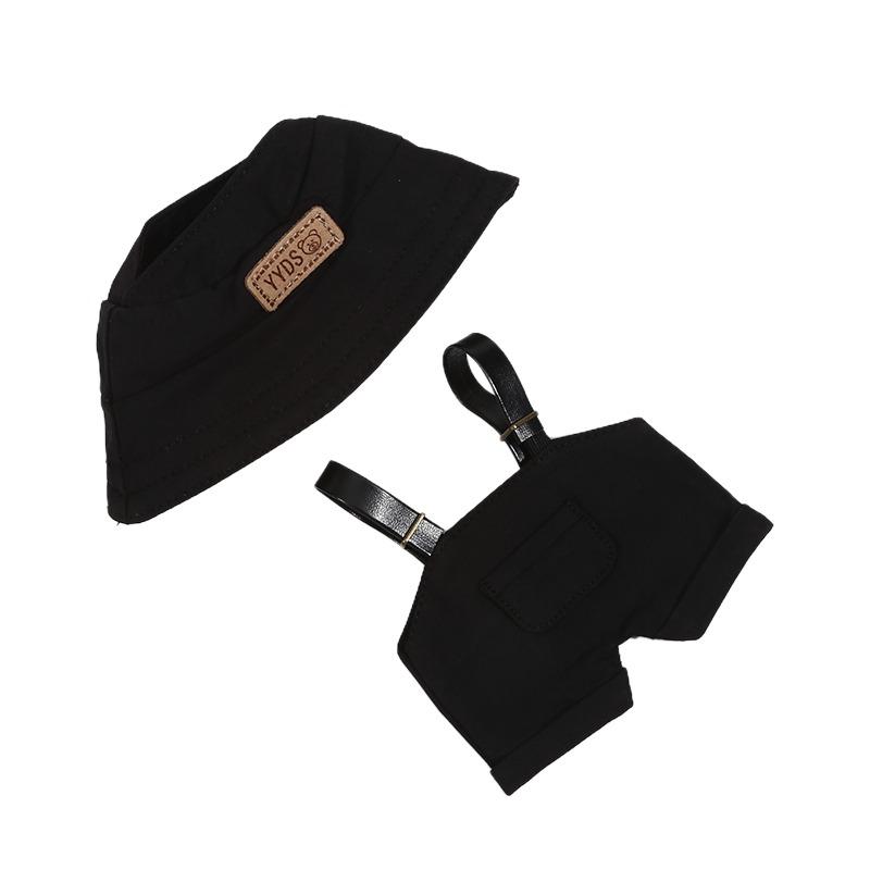 

Модные комбинезоны для одежды для кукол 17 см Одежда для кукол со шляпами Брюки на лямках Ручной работы DIY Кукольные брюки Замена кукольной одежды НОВЫЙ 1Set