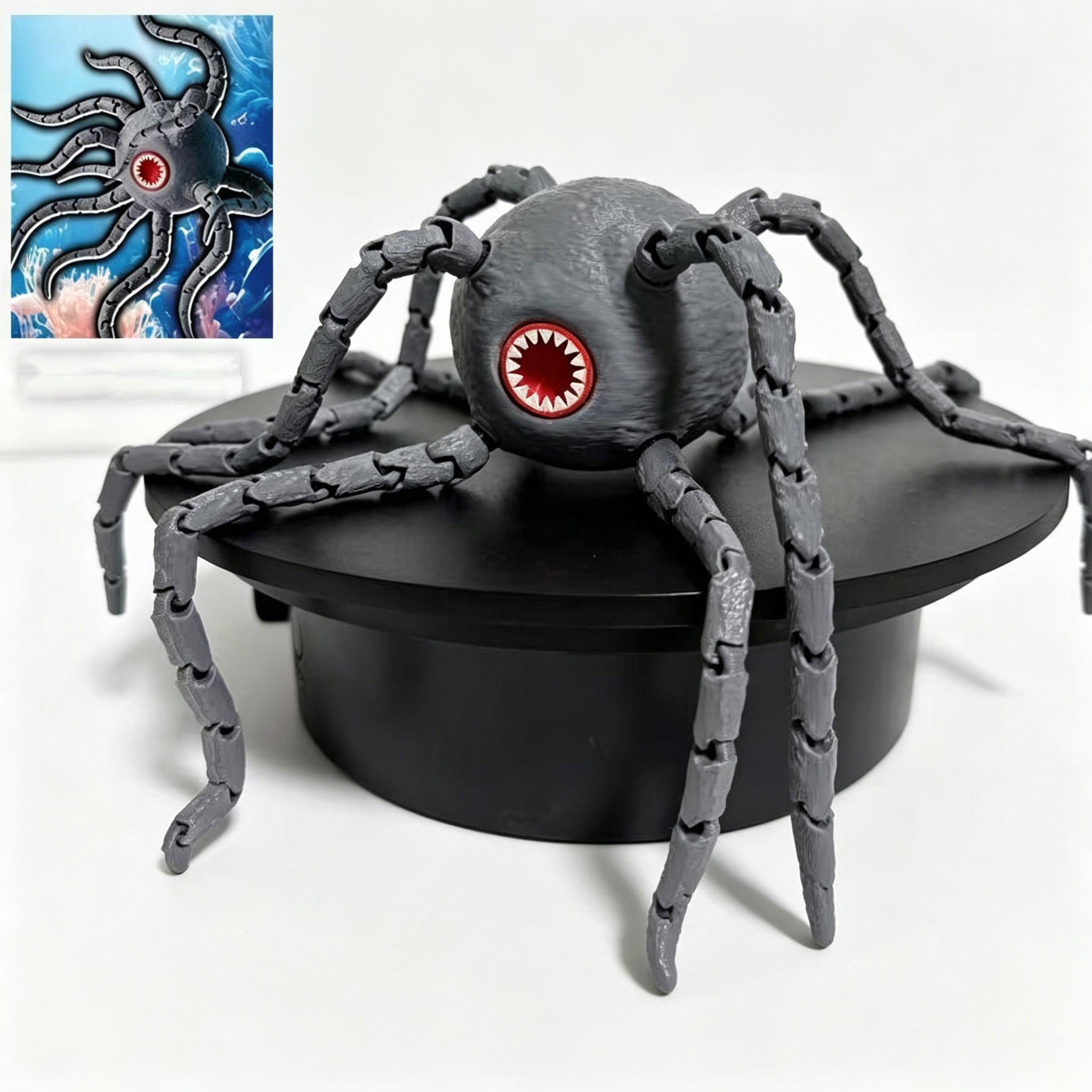 NEW 3D Printed Articulated Octopus Fidget Toy Multi-Jointed Movable Deep Sea Creature Action Figure For Home Desk Decor Gift красный