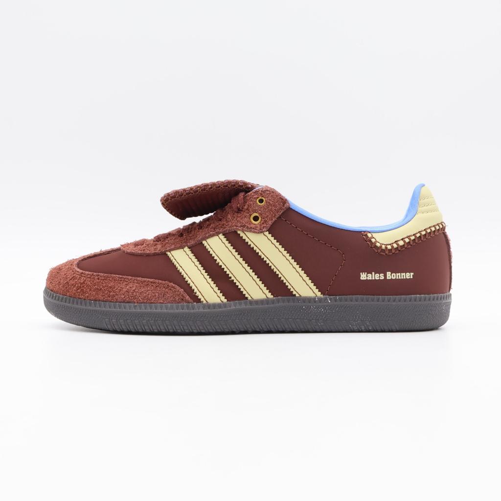 IE0579 Wales Bonner adidas Samba Nylon Basse Marrone Scuro Bianco Crema (Uomini)